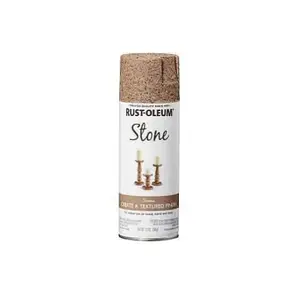 Rust-Oleum 342732 AMERICAN ACCENTS Stone Spray Paint Sienna Stone, Solvent-Like, Sienna Stone, 12 oz, Aerosol Can