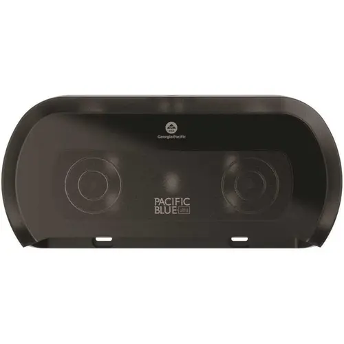 Pacific Blue Ultra 2-Roll Coreless High-Capacity Toilet Paper Dispenser Smoke