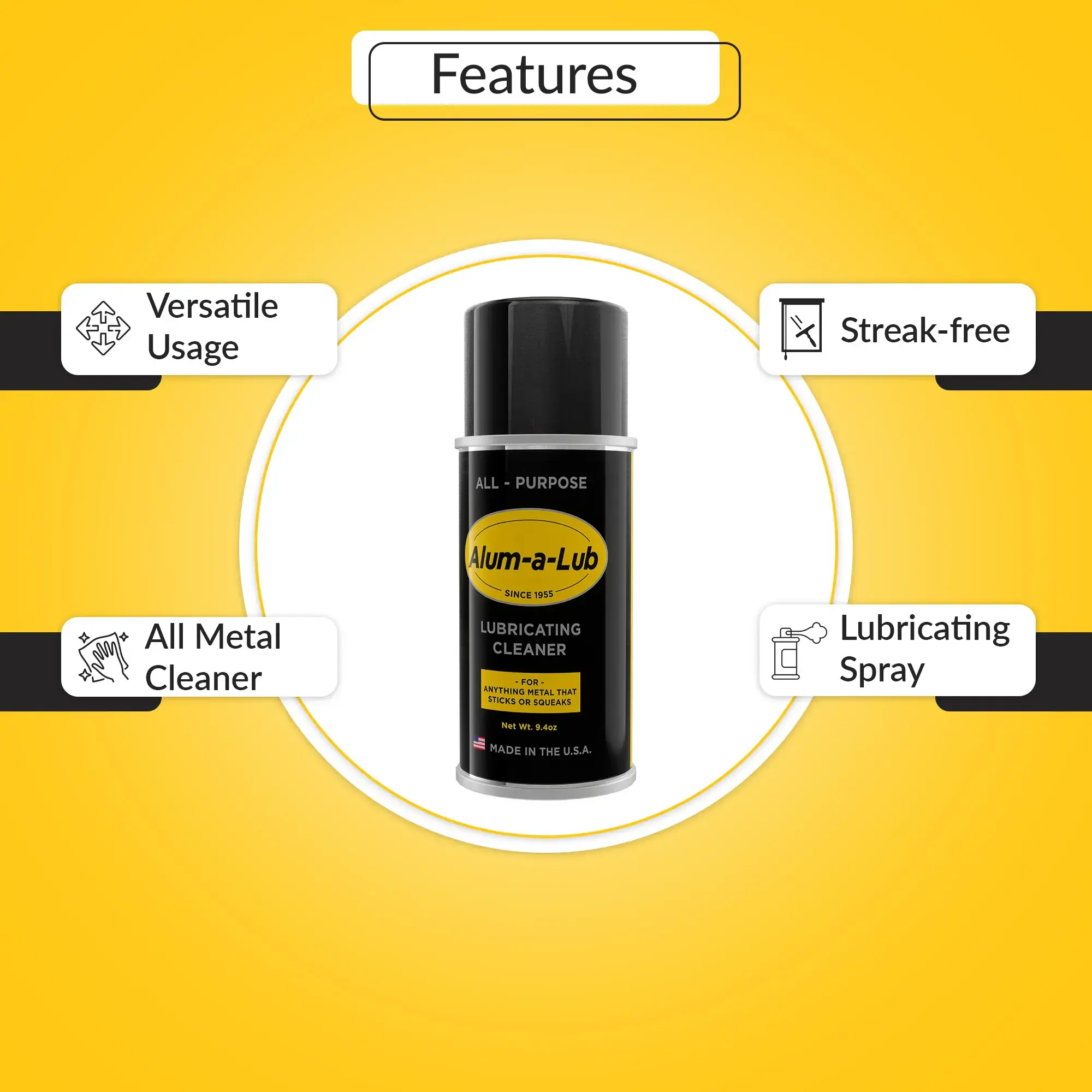 Brixwell Alum A Lub All Purpose Lubricating Cleaner For All Metals 9.4 oz Size 59-5 Brixwell Alum A Lub All Purpose Lubricating Cleaner For All Metals 9.4 oz Size 59-5