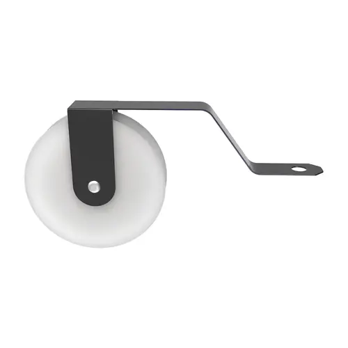 White Spring Roller Assembly Nylon Wheel For Sliding Screen Door