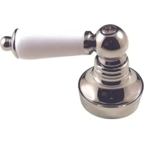 Danco Universal Lever Handle In Chrome With White Tip Danco Universal Lever Handle In Chrome With White Tip