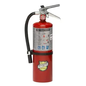 Buckeye Fire 10914 Buckeye 3a 40bc Commerical Fire Extinguisher With Wall Hook, 5 Lb.