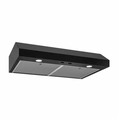 Broan 30 In Under Cabinet Range Hood Energy Star 350 Max Blower Cfm Black GLA1303BL