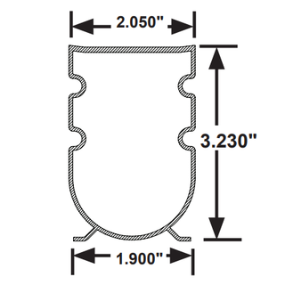 Quaker Plastics QP-5171G 10' Gry 2
