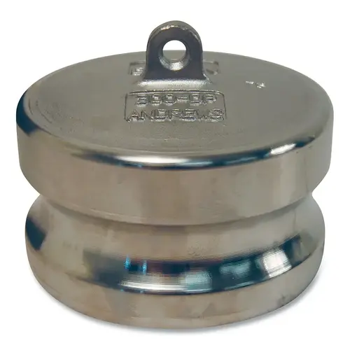 Cam & Groove Type DP Dust Plug, 4", 316 Stainless Steel Cam & Groove Type DP Dust Plug, 4", 316 Stainless Steel