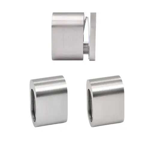 Brushed Stainless Steel Replacement 90-Degree Accessory Kit & Wall Bracket for Tofino Sliding Shower Door System Brushed Stainless Steel Replacement 90-Degree Accessory Kit & Wall Bracket for Tofino Sliding Shower Door System