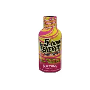 5-HOUR ENERGY 786127-XCP12 Energy Shot Extra Strength Sugar Free Strawberry/Banana 1.93 oz - pack of 12