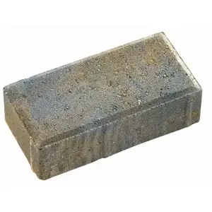 Oldcastle 10502190 Holland Paver, Tan Charcoal Concrete, 4 x 8 in