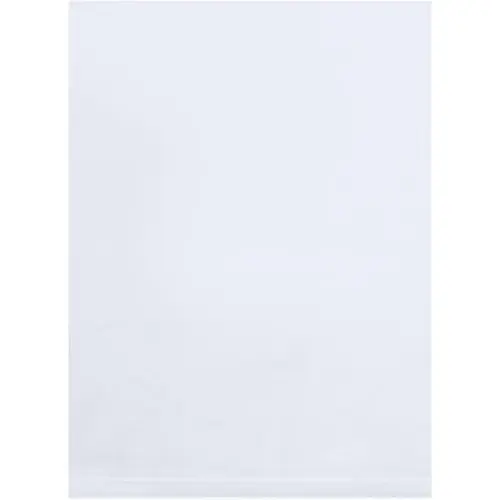 Box Partners 8x28" 4 Mil Flat Poly Bags Case Of 500 Clear