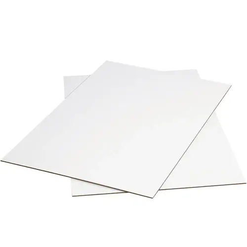 Box Partners 42x48" White Corrugated Sheets Package Of 5