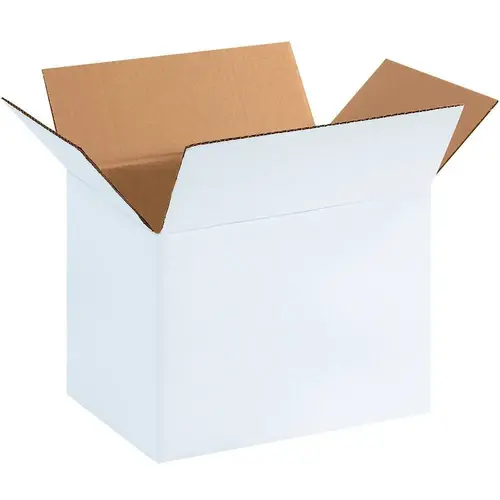 Box Partners 11 3/4x8 3/4x8 3/4" White Corrugated Boxes Package Of 25 Box Partners 11 3/4x8 3/4x8 3/4" White Corrugated Boxes Package Of 25