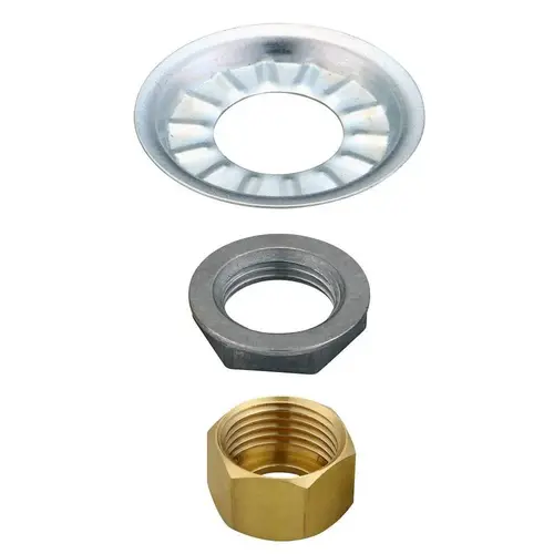 Central Brass Coupling Nuts & Washers Package Of 2 Central Brass Coupling Nuts & Washers Package Of 2