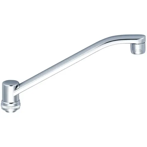 Central Brass 8" Swivel D Style Spout With Aerator Chrome Central Brass 8" Swivel D Style Spout With Aerator Chrome
