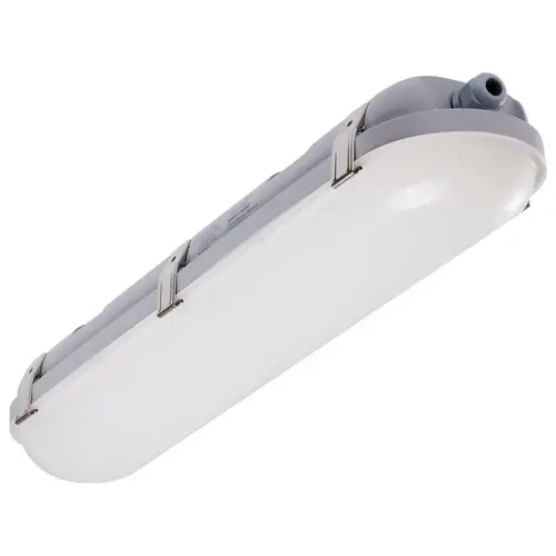 SATCO 2 ft Vapor Proof Linear Fixture, 20 Watt, 3 CCT Selectable, 120-347 Volt Cool White;Warm White