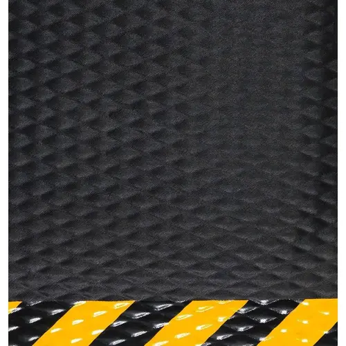 M+a Matting Hog Heaven Mat 5/8" Black With Yellow Border 4 ft X 6 ft Black;Yellow M+a Matting Hog Heaven Mat 5/8" Black With Yellow Border 4 ft X 6 ft Black;Yellow