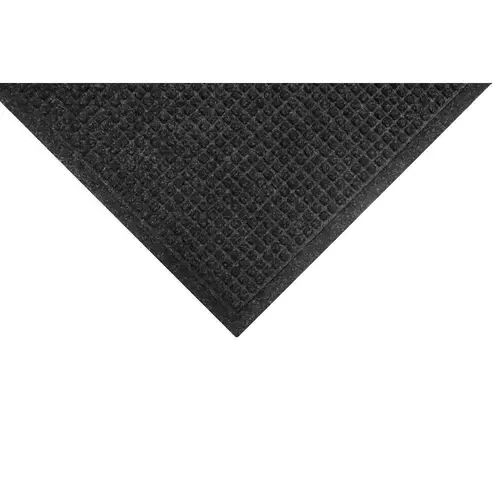 M+a Matting Waterhog Squares Fashion Mat Charcoal 4 ftX10 ft Smooth Backing M+a Matting Waterhog Squares Fashion Mat Charcoal 4 ftX10 ft Smooth Backing