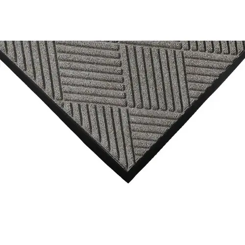 M+a Matting Waterhog Diamond Classic Mat Medium Grey 3 ftX10 ft Smooth Backing M+a Matting Waterhog Diamond Classic Mat Medium Grey 3 ftX10 ft Smooth Backing