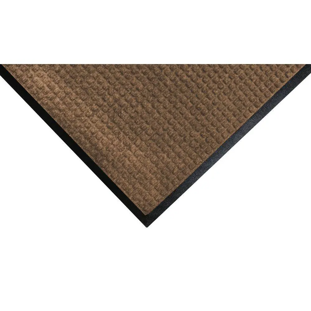 M+A Matting M+a Matting Waterhog Squares Classic Mat Camel 4 ftX8 ft Smooth Backing 2005048170