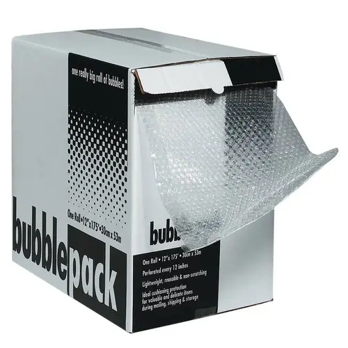 Box Partners 5/16" X 12" X 100 ft Bubble Dispenser Pack Clear