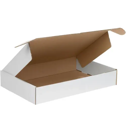 Box Partners 18x12x3" White Deluxe Literature Mailer Package Of 25