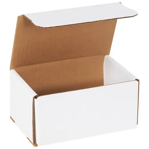 Box Partners 6x4x3" White Corrugated Mailers Package Of 50 Box Partners 6x4x3" White Corrugated Mailers Package Of 50