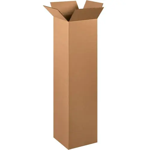 Box Partners 12 X 12 X 48" Double Wall Boxes Pkg Of 10 Kraft Box Partners 12 X 12 X 48" Double Wall Boxes Pkg Of 10 Kraft