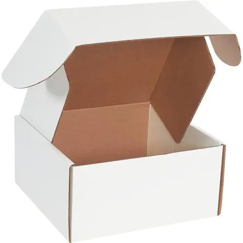Box Partners 10 X 10 X 5" White Deluxe Literature Mailers Pkg Of 50 Box Partners 10 X 10 X 5" White Deluxe Literature Mailers Pkg Of 50