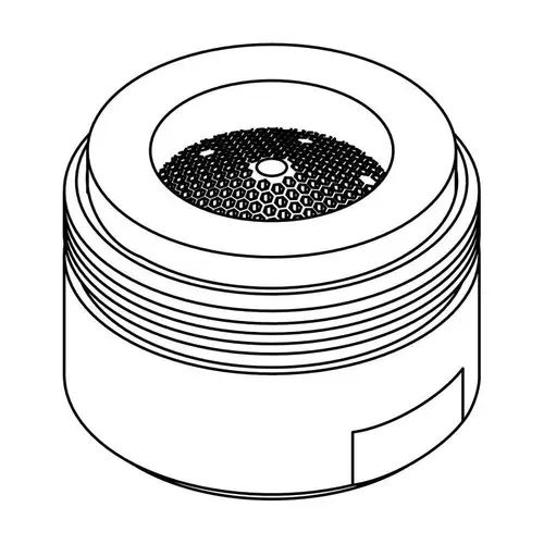 Central Brass 13/16"-27 Male Thread 1.5 GPM Aerator Chrome