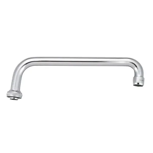 Central Brass 10" Swivel Tube Spout With Aerator Chrome Central Brass 10" Swivel Tube Spout With Aerator Chrome