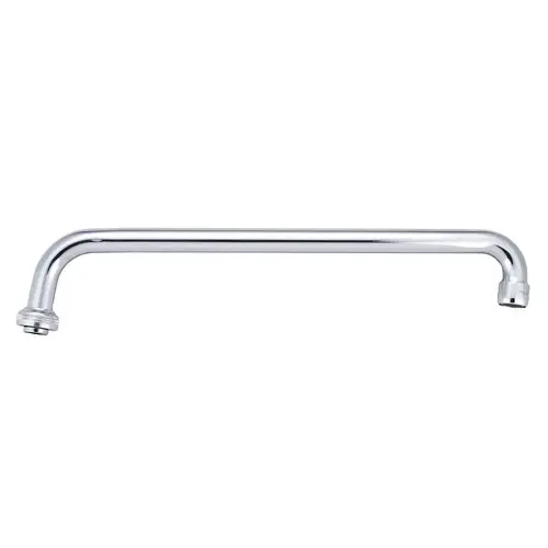 Central Brass 14" Swivel Tube Spout With Aerator Chrome Central Brass 14" Swivel Tube Spout With Aerator Chrome
