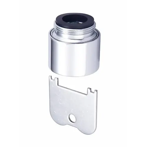 Central Brass Vandal Resistant 13/16"-27 Male Thread 0.5 GPM Spray Pattern Chrome