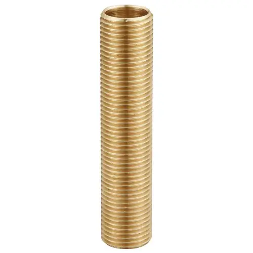 Central Brass 2-9/16" Brass Nipple Package Of 10 Central Brass 2-9/16" Brass Nipple Package Of 10