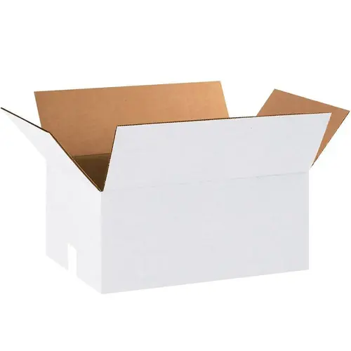 Box Partners 18 X 12 X 8" White Corrugated Boxes Pkg Of 25 Box Partners 18 X 12 X 8" White Corrugated Boxes Pkg Of 25