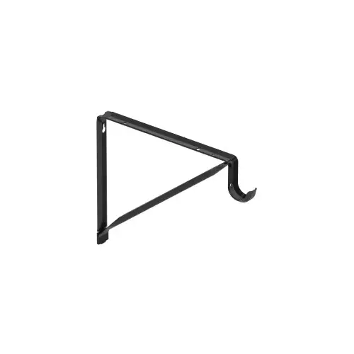 Closet-Pro Shelf & Rod Bracket Black Closet-Pro Shelf & Rod Bracket Black