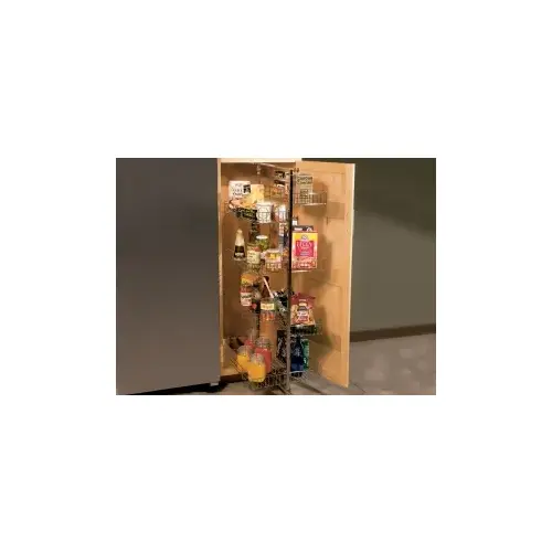 Side-Mount Pantry Roll-Out & Baskets White