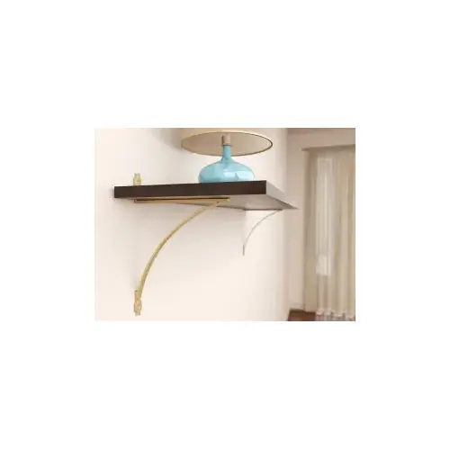 Lewiston Style Premium Decorative Shelf Brackets Satin Nickel