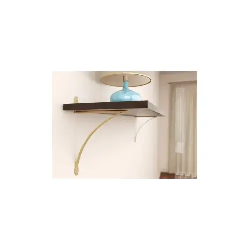 Lewiston Style Premium Decorative Shelf Brackets Satin Gold