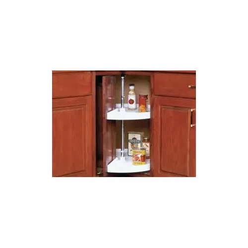 Polymer Door-Mount Lazy Susan White Polymer Door-Mount Lazy Susan White
