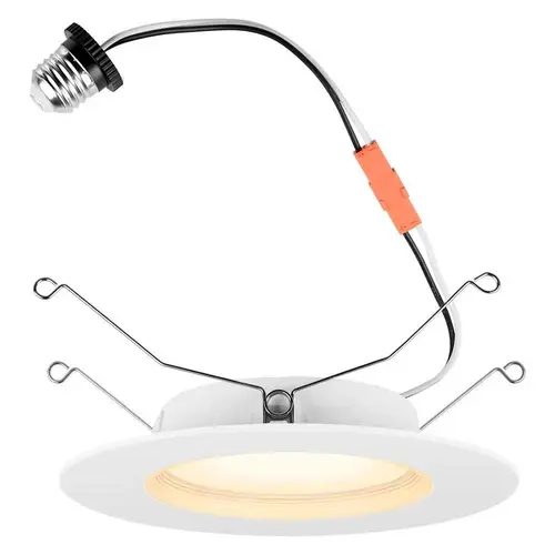 Sylvania 4 Inch LED Retrofit Downlight With Nightlight, E26, 5 CCT Select, 700 Lumen White Sylvania 4 Inch LED Retrofit Downlight With Nightlight, E26, 5 CCT Select, 700 Lumen White