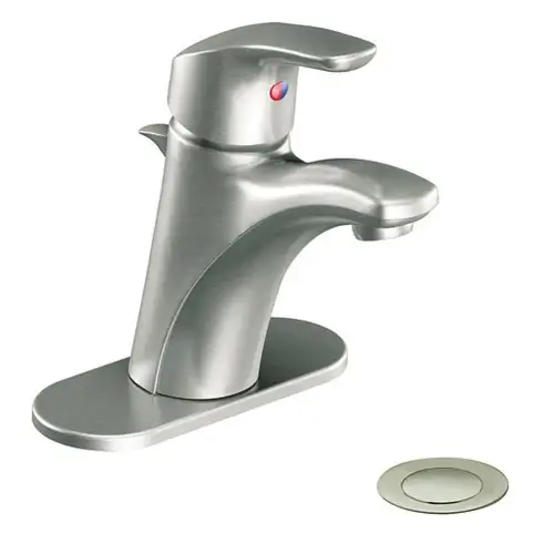 Cleveland Faucet Group Baystone Brushed Nickel One-Handle Bathroom Faucet Cleveland Faucet Group Baystone Brushed Nickel One-Handle Bathroom Faucet