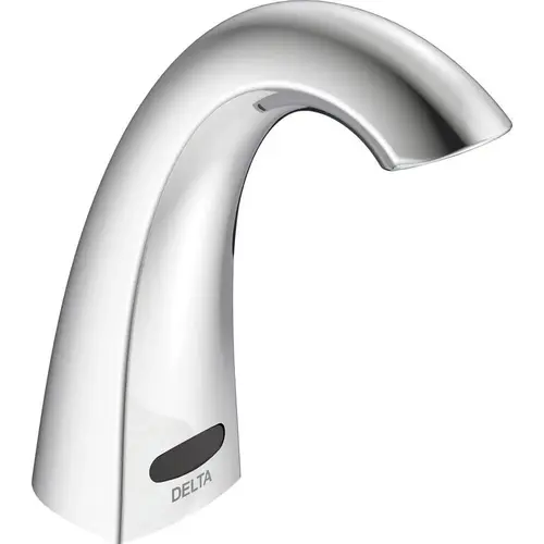 Delta Commercial 590t Deckmount Electronic Hi-Rise Faucet Battery 1.5gpm Chrome Delta Commercial 590t Deckmount Electronic Hi-Rise Faucet Battery 1.5gpm Chrome