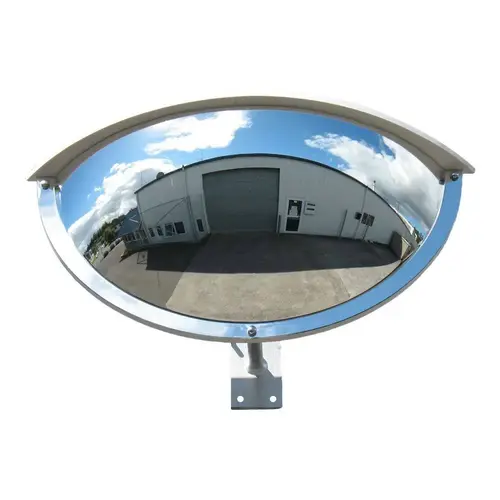 Duravision 24 In. Outdoor Half Dome Acrylic Convex Mirror