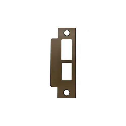 Straight Lip Strike 1-1/8" Lip Length, 613E/US10BE Dark Oxidized Satin Bronze Straight Lip Strike 1-1/8" Lip Length, 613E/US10BE Dark Oxidized Satin Bronze