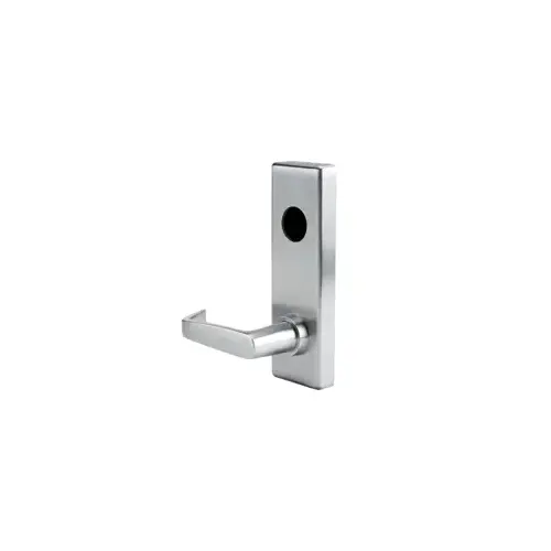 4200 Series Wide Stile Exit Trim, Storeroom, Philadelphia Lever, Small Format IC (SFIC) Prep, Less Core, 626/US26D Satin Chrome 4200 Series Wide Stile Exit Trim, Storeroom, Philadelphia Lever, Small Format IC (SFIC) Prep, Less Core, 626/US26D Satin Chrome