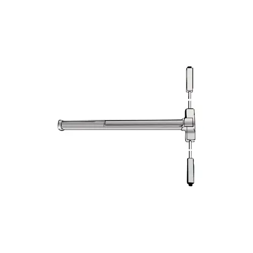 3' Surface Vertical Rod Exit Device with Hex Key Dogging Aluminum Finish 3' Surface Vertical Rod Exit Device with Hex Key Dogging Aluminum Finish