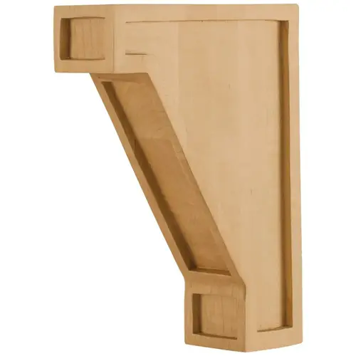 2" W x 6" D x 8" H Rubberwood Mission Arts & Crafts Corbel Unfinished 2" W x 6" D x 8" H Rubberwood Mission Arts & Crafts Corbel Unfinished