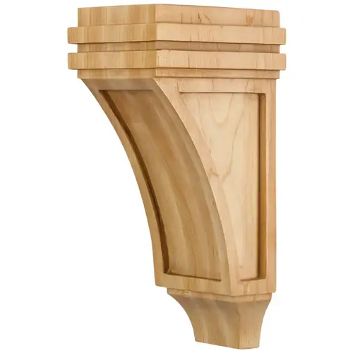 4" W x 5" D x 10" H Maple Mission Corbel Unfinished 4" W x 5" D x 10" H Maple Mission Corbel Unfinished