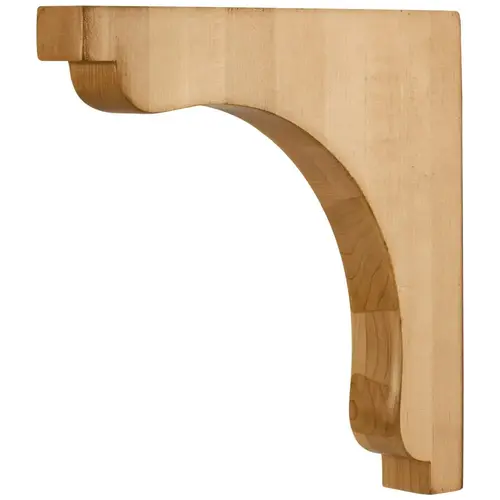 1-1/2" W x 10" D x 10" H Oak Square End Corbel Unfinished 1-1/2" W x 10" D x 10" H Oak Square End Corbel Unfinished