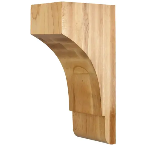 5" W x 7" D x 14" H Alder Minimalist Corbel Unfinished 5" W x 7" D x 14" H Alder Minimalist Corbel Unfinished