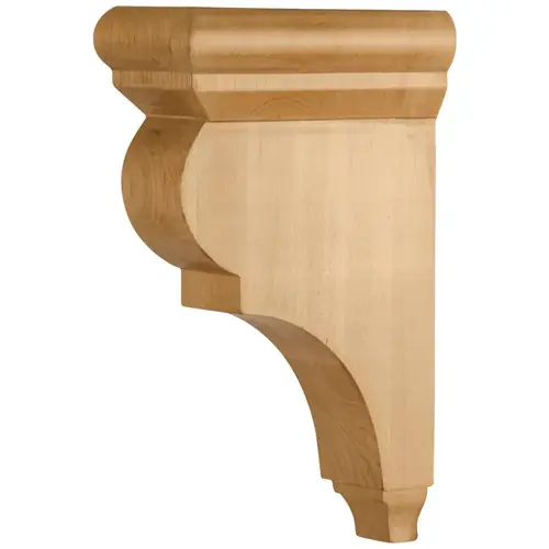 3" W x 6-1/2" D x 10" H Cherry Smooth Corbel Unfinished 3" W x 6-1/2" D x 10" H Cherry Smooth Corbel Unfinished
